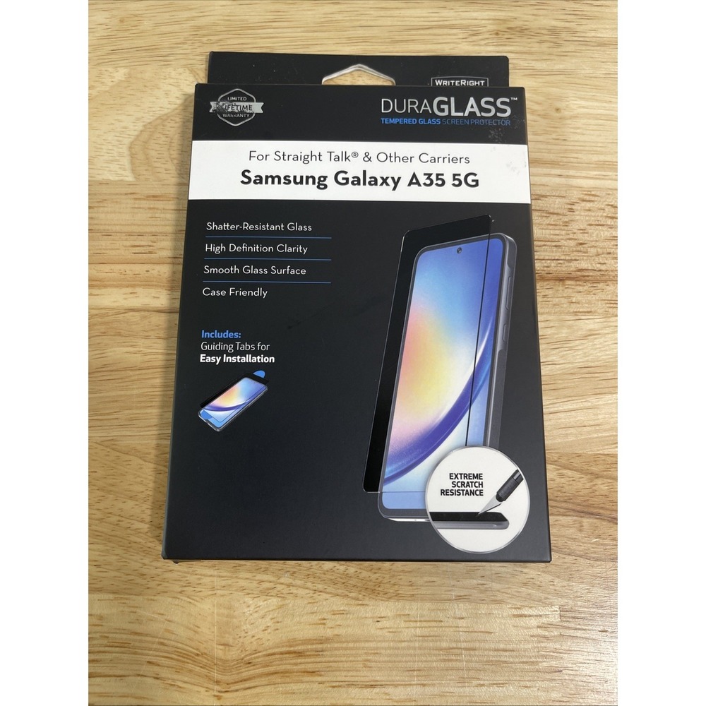 DuraGlass 100090218 Tempered Glass Screen Protector for Samsung Galaxy A35 5G